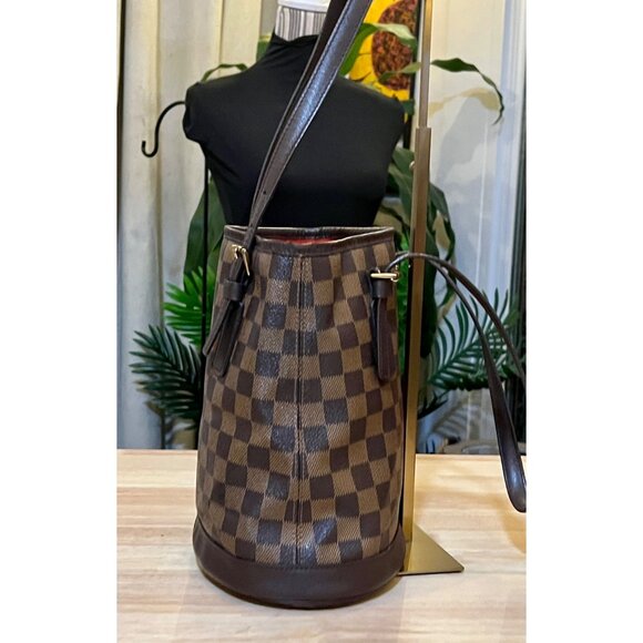 Louis Vuitton Damier Marais PM Bucket Bag - Picture 2 of 16